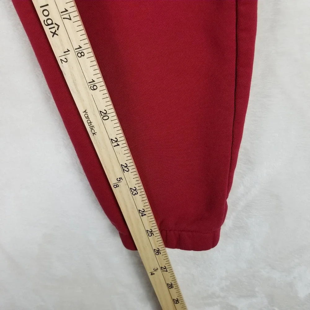 Jordan Joggers Men Small Red Fleece Jumpman Logo Tapered Sweatpants DA9820-691